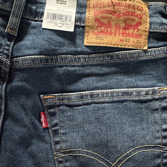 Levi's Other - Levi's 502 Dark Blue Denim Jeans